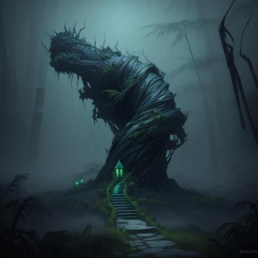 Corrupted Bamboo in Silent Hill Nightmare