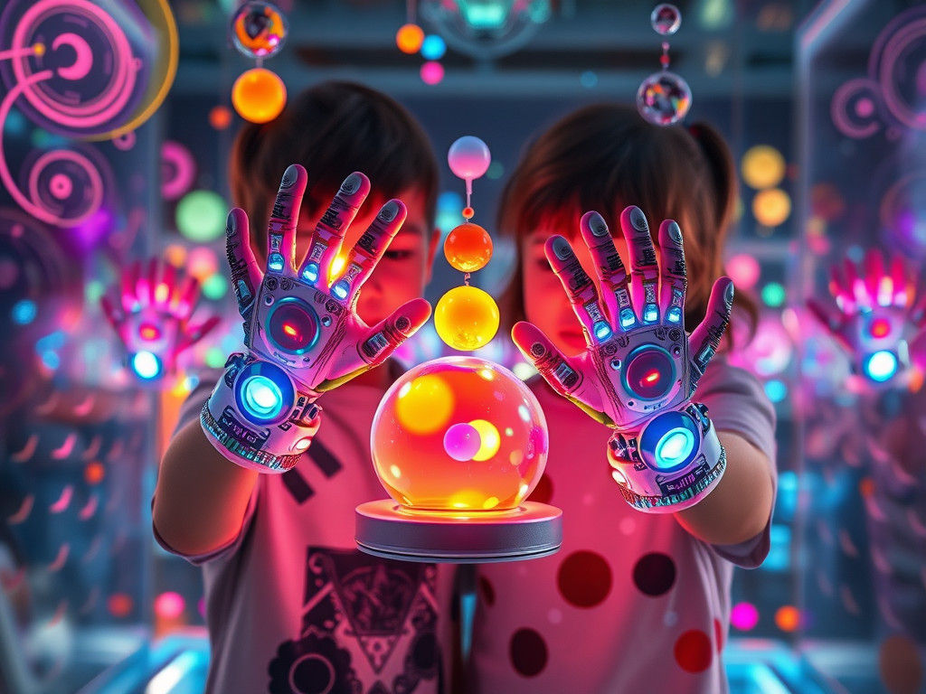 Futuristic Toys / levitating gloves make anything float or move