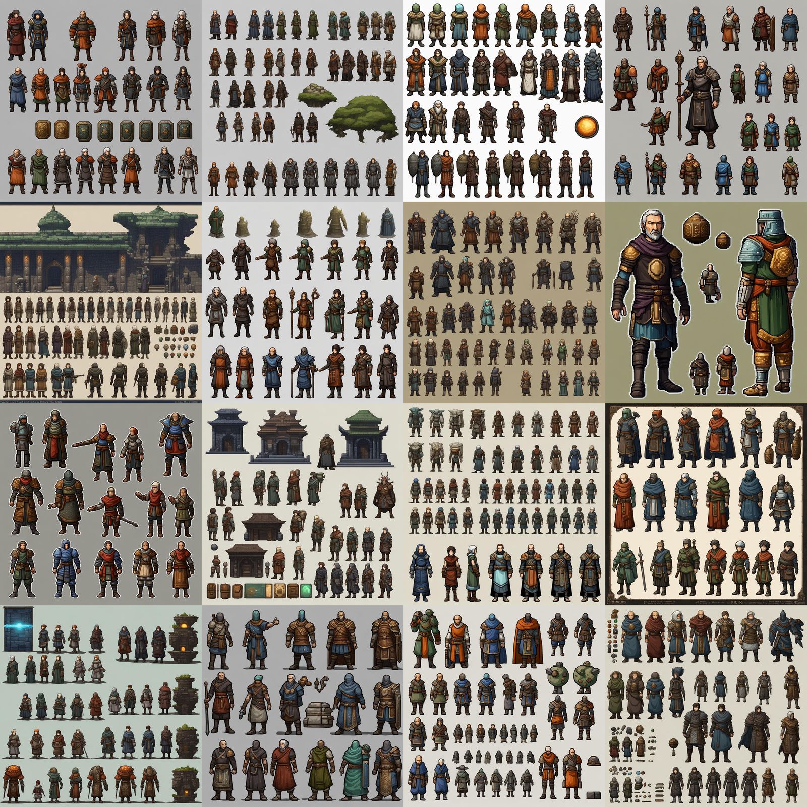 a character and npc sprite set for rpg maker xp