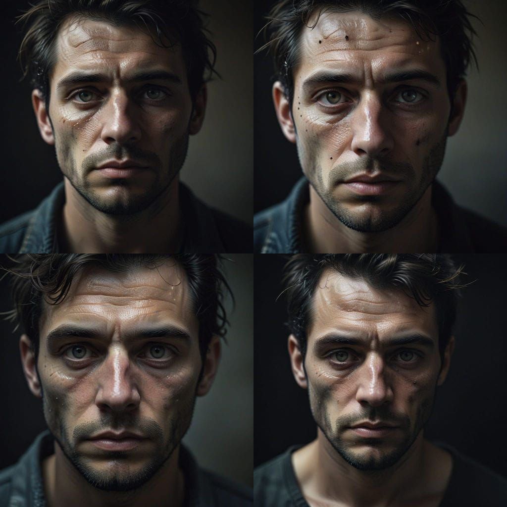 Muted Portrait in Ambient Light