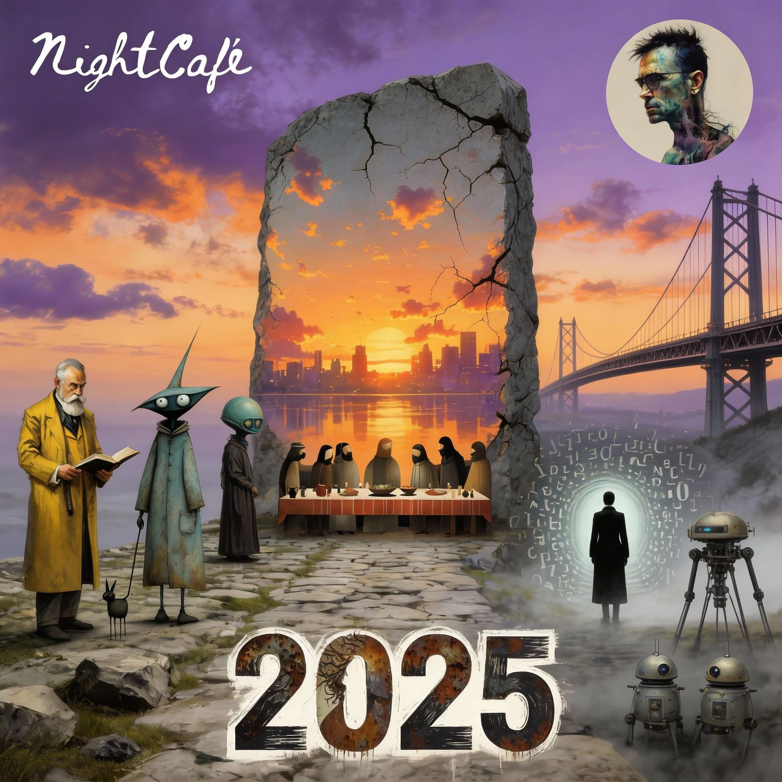 AI Collage of 2025 Art Subjects