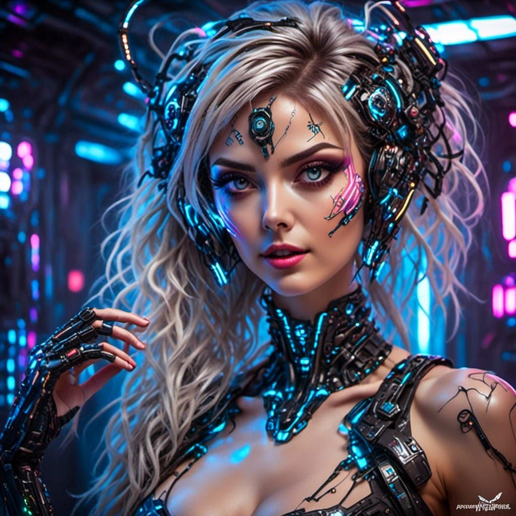 Vibrant, Attractive Woman Portrait in Smokey Style