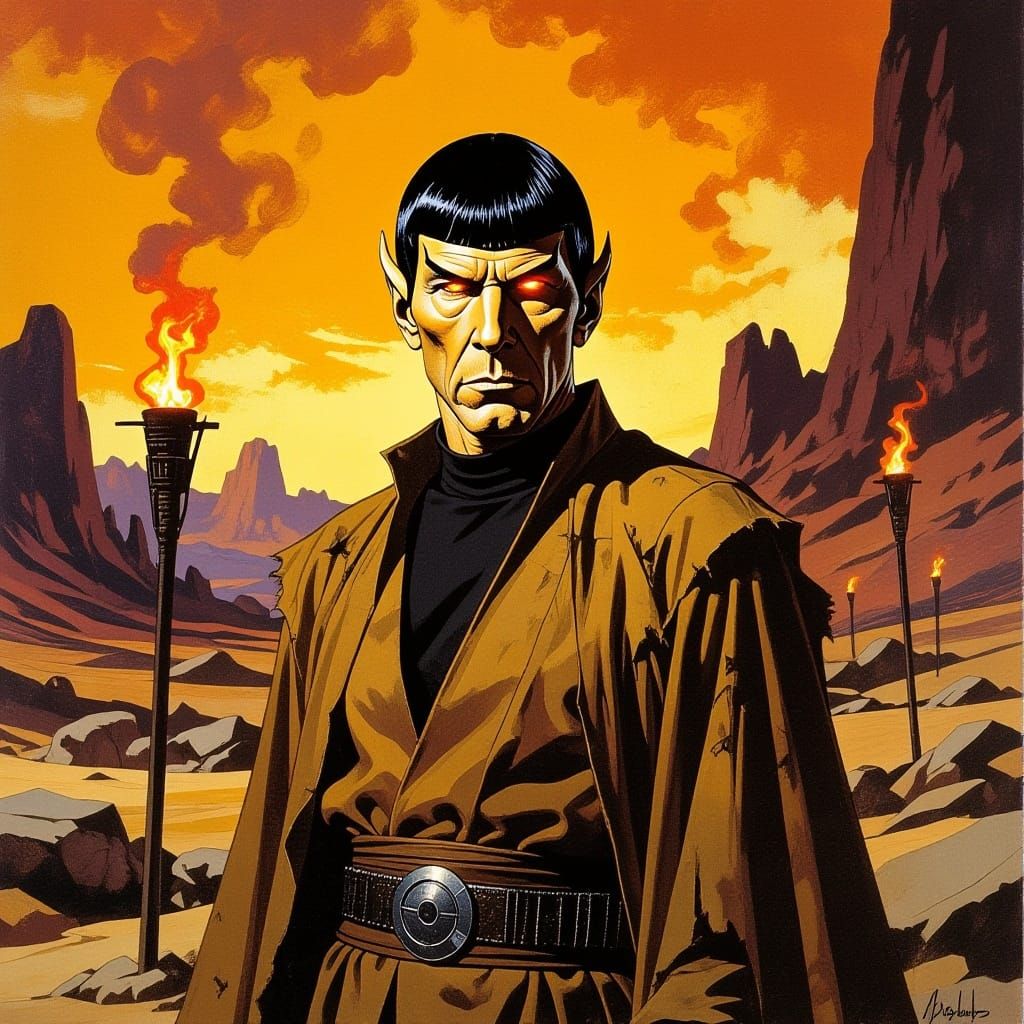 Vulcan Logic Unravels in a Fiery, Flickering Landscape