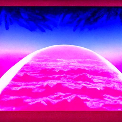 Vaporwave Arcade Scene in Matte Painting Style