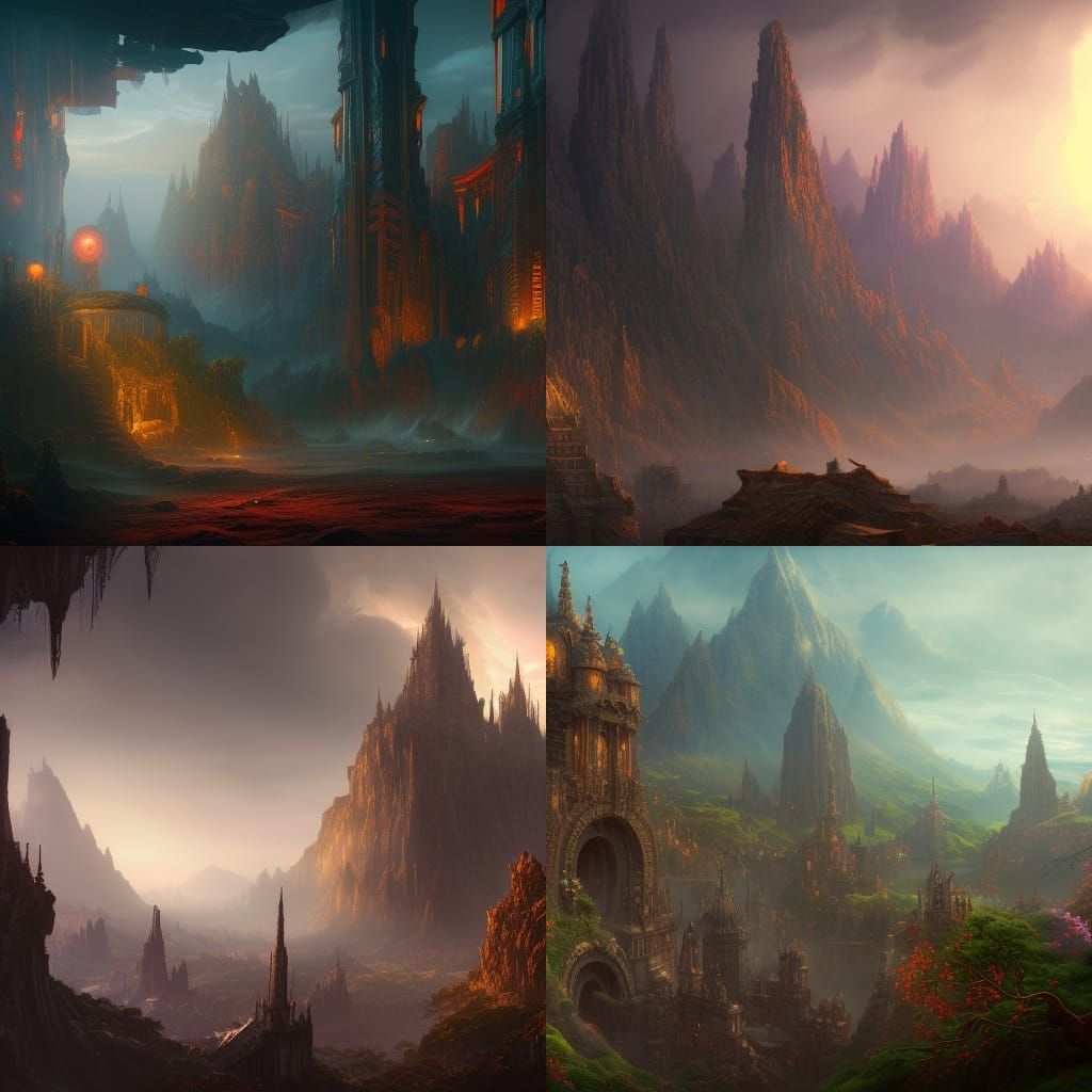 Detailed Tardigrade Matte Painting in Deep Color