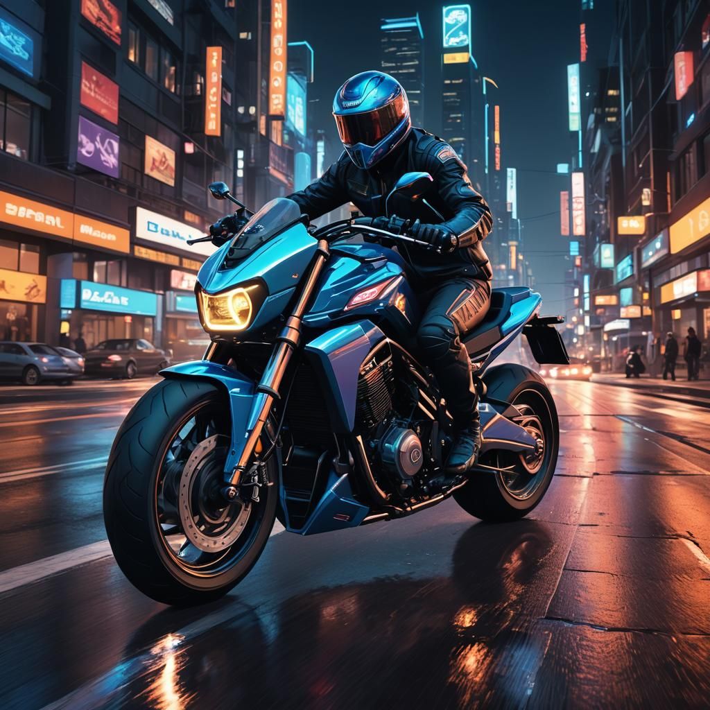 Fantastical Motor Race in Detailed Matte Painting