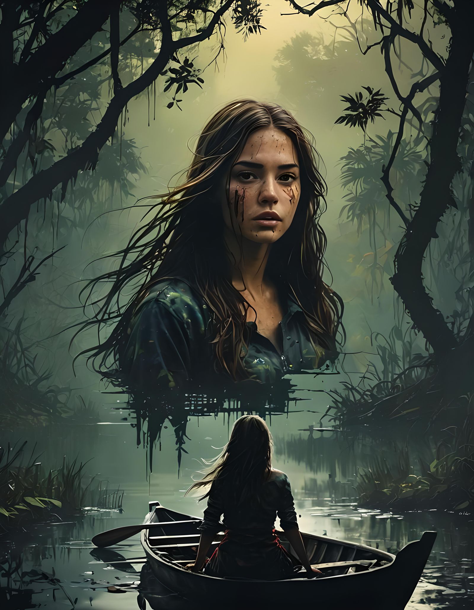 Movie Poster: The Wild Girl in Graffiti Art