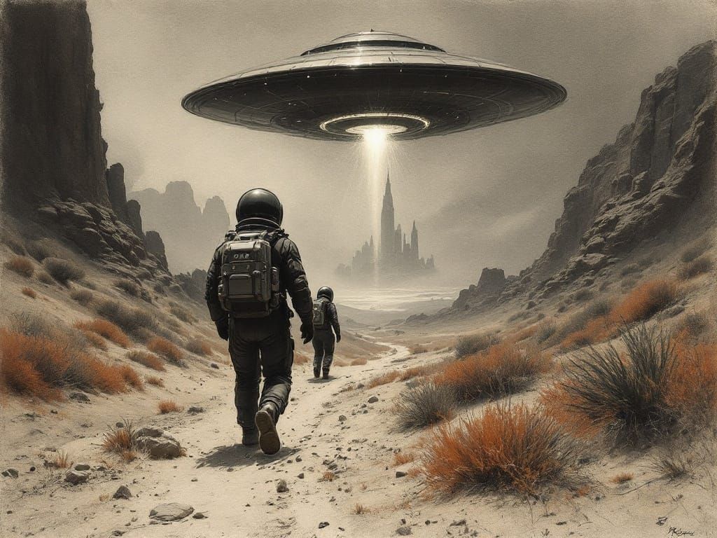 Cosmic Explorers in Alien Terrain