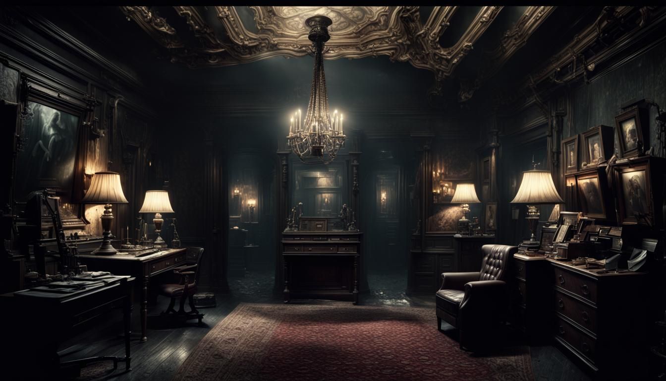 "Anyone here ?       Answer me..."                                       A room from The Backrooms, Level 5