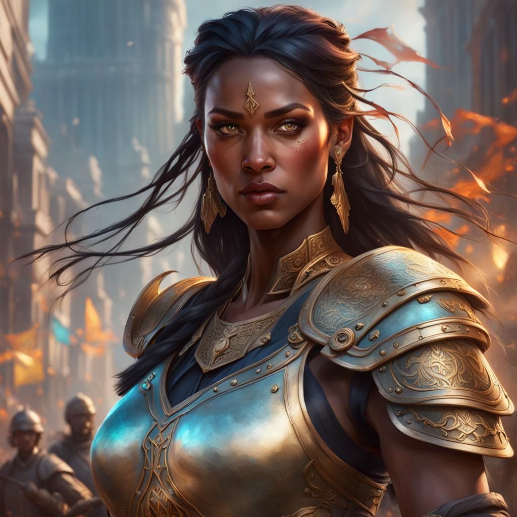 Woman Warrior Empowered to Defend her Kingdom