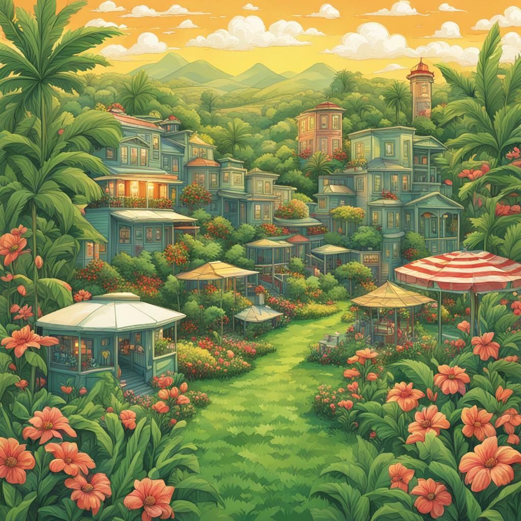 Paradise City: Green Grass and Pretty Views