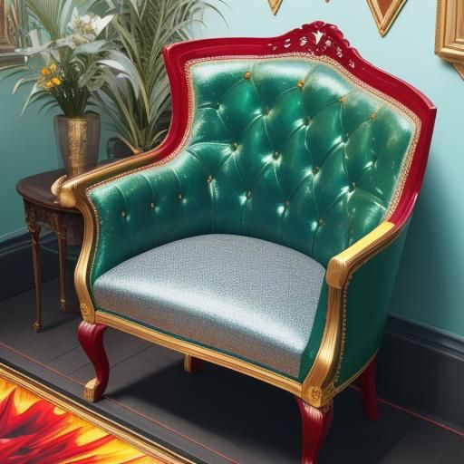 Antique Victorian Mahogany Carver Chairs in Pale Green Leath...