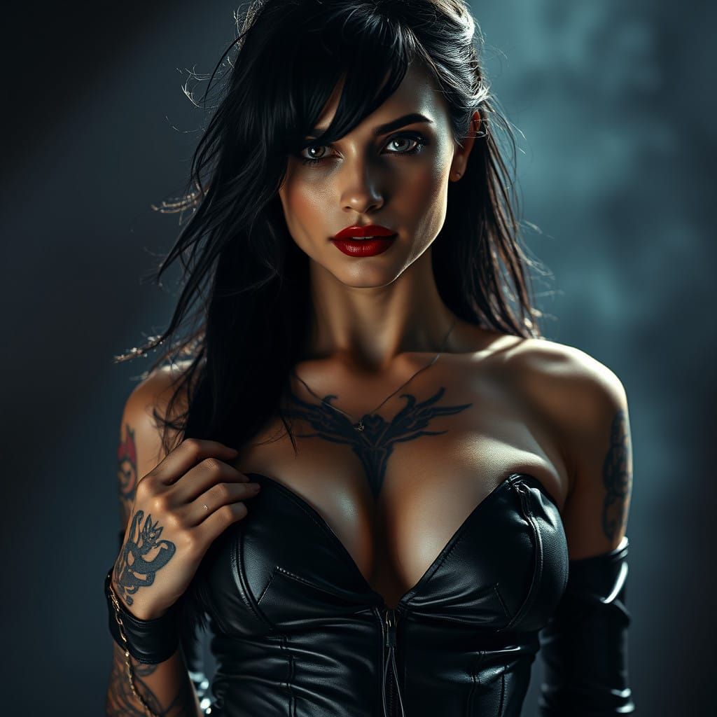 Mysterious Scorpio Woman Captured in Cinema-Grade HDR