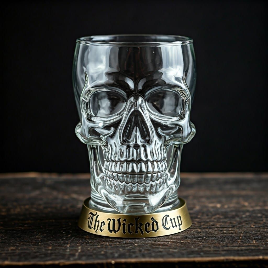 Skull Shaped Beer Stein: The Wicked Cup