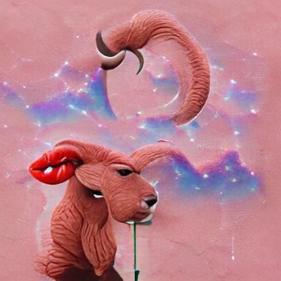 Aries Zodiac Sign Minimalist Art