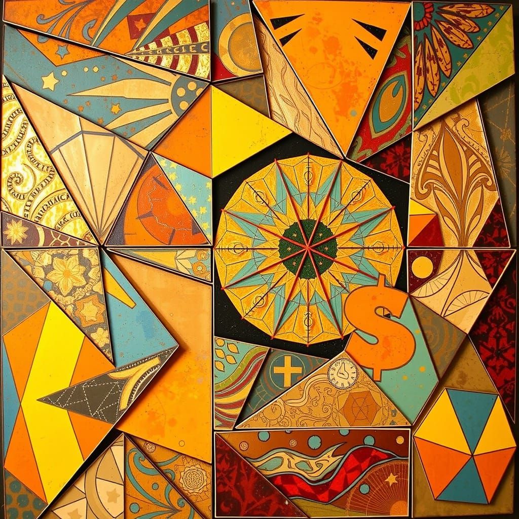 Fractured Euclidean Spaces in Hyperbolic Geometry