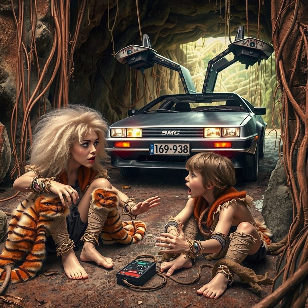 Woman in Foreboding Darkness