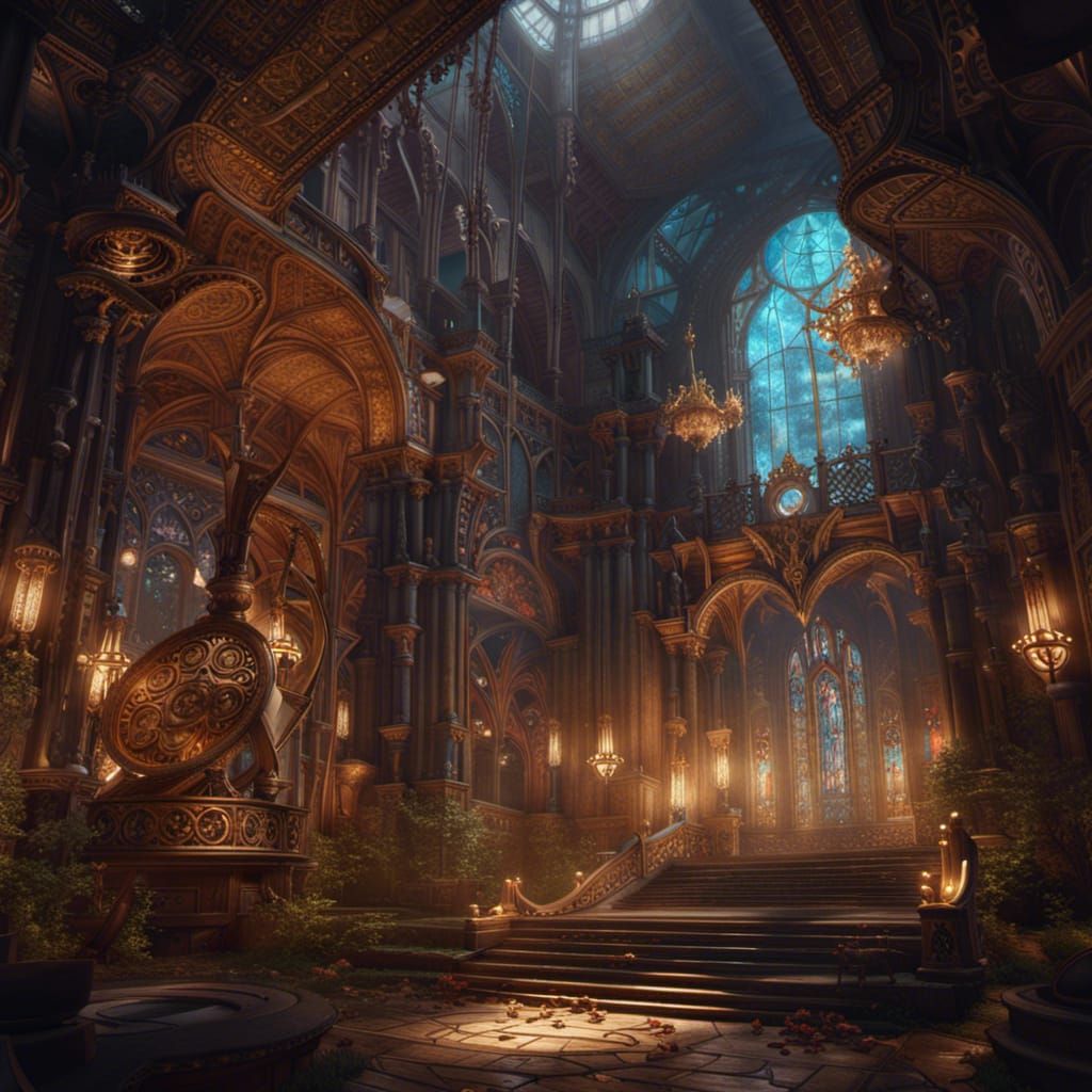 Virtual Reality Dark Fantasy Concept Art in 8K