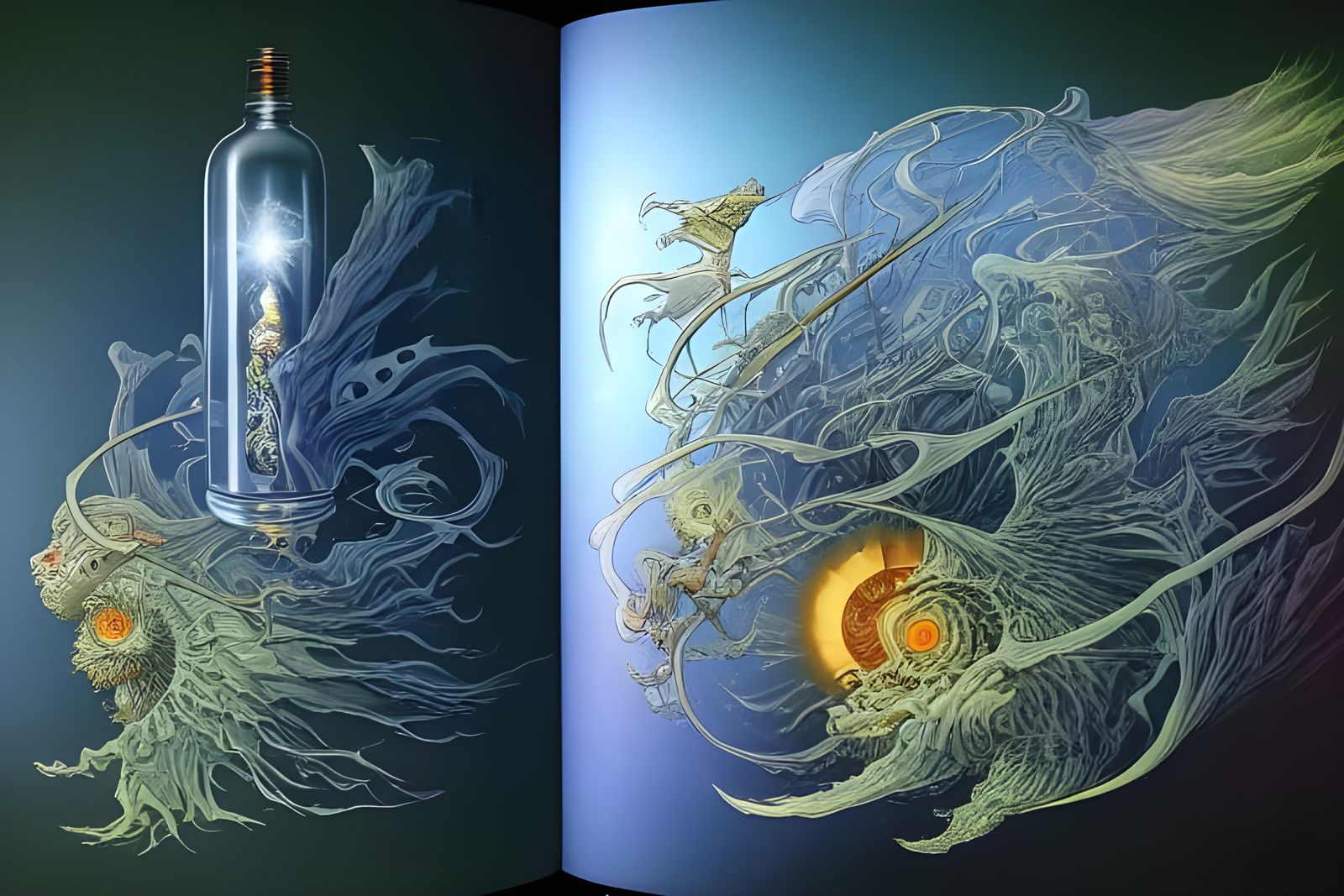 Futuristic Reactor Core: Elegant Sci-Fi Art