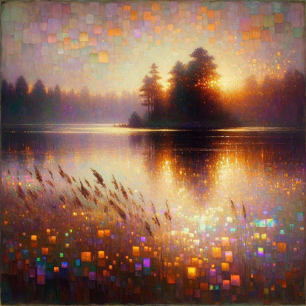 Twilight by the Lake