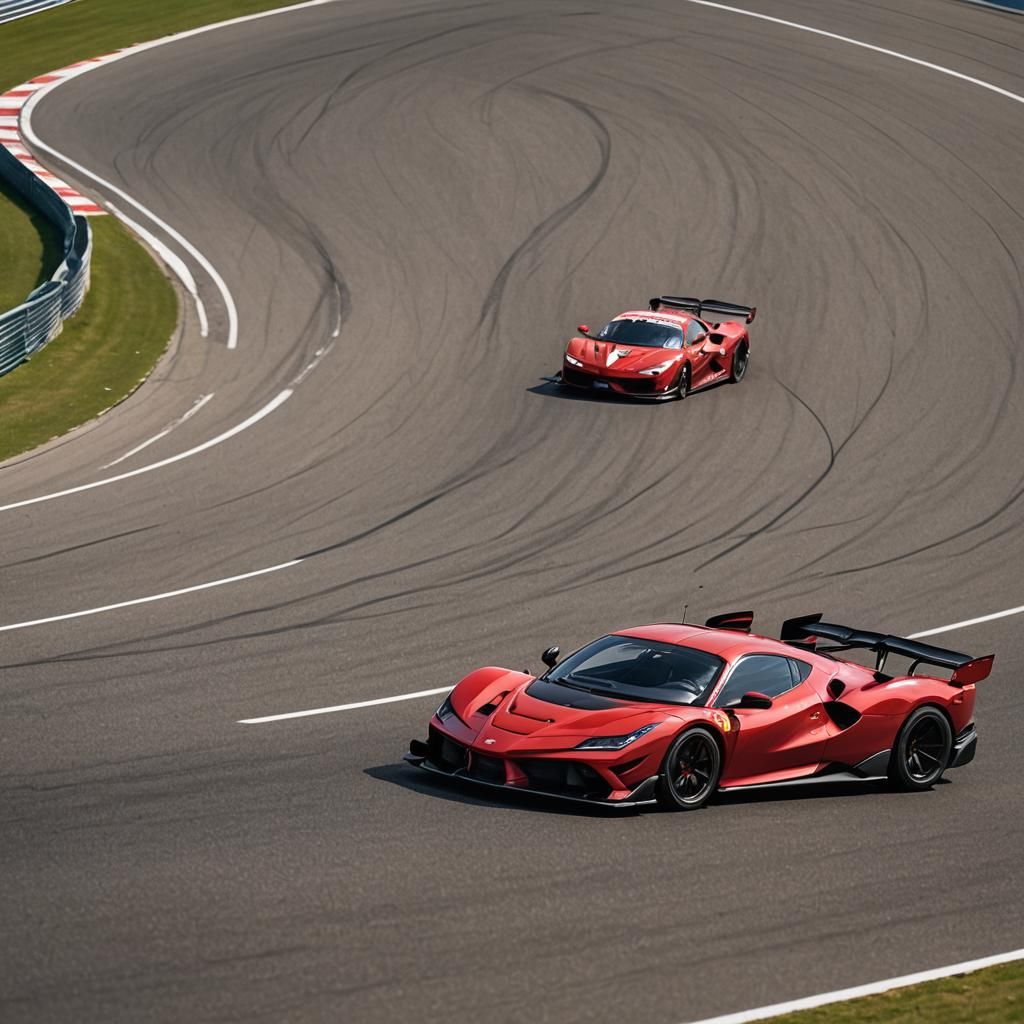 Toyota Muscle Car Races Ferrari: Pro Photography