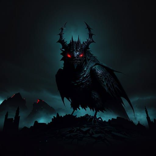 Dark Fantasy Art: Spyro in Eternal Night