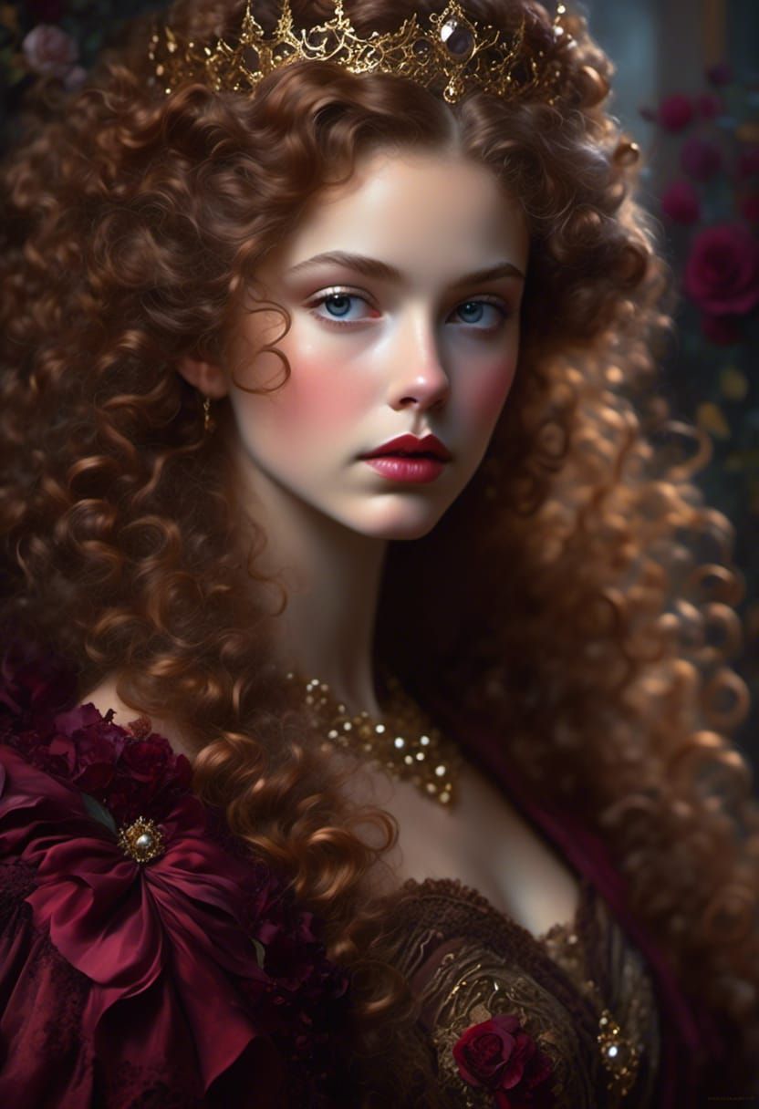 Princess Briar Rose in Rococo Style