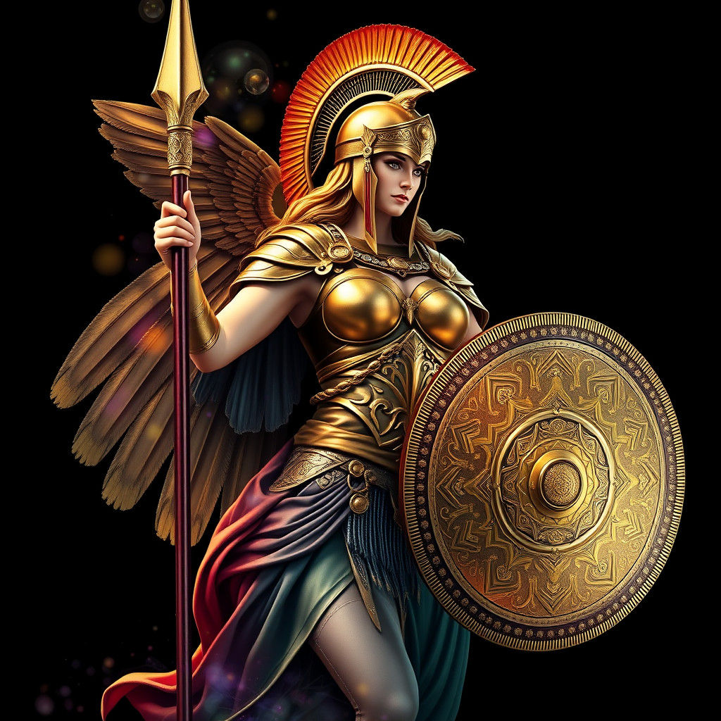 Athena: Ancient Goddess of War in Action
