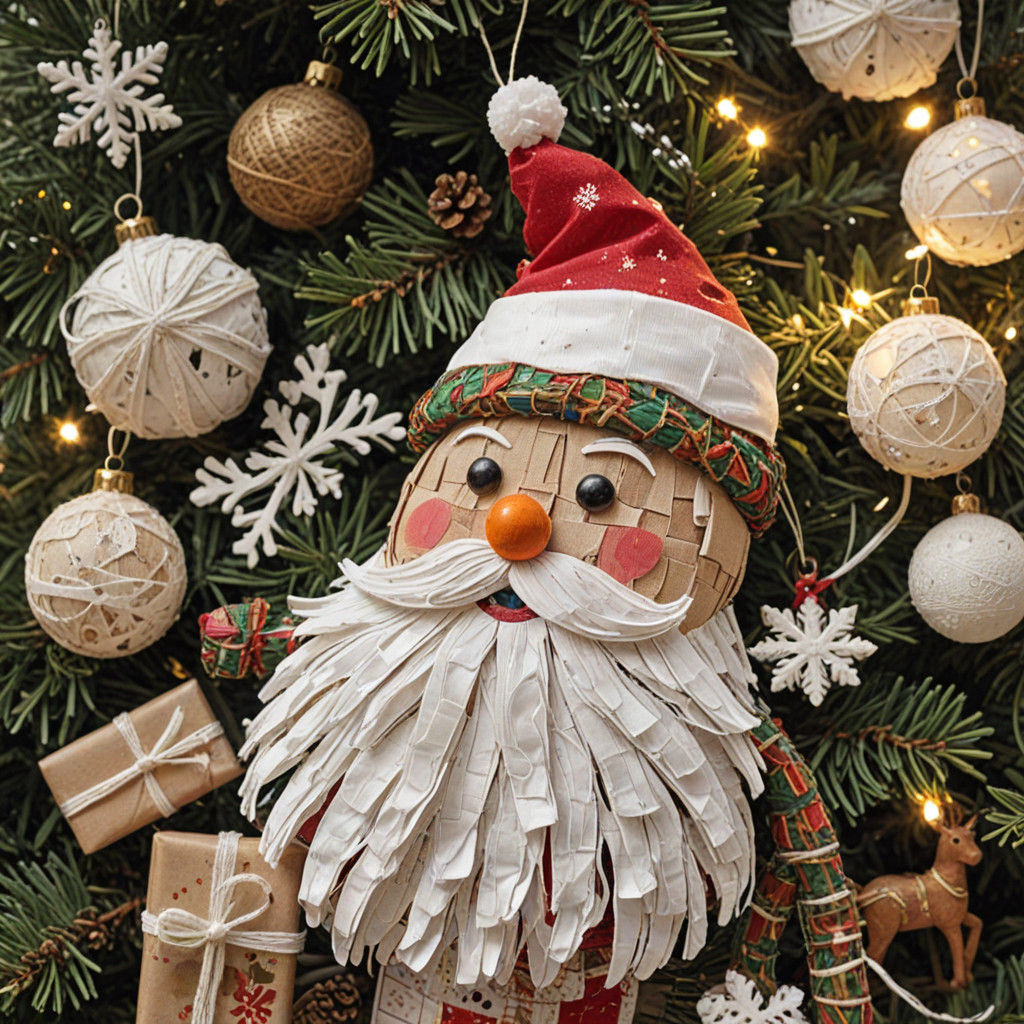 Surreal Winter Wonderland Christmas Scene