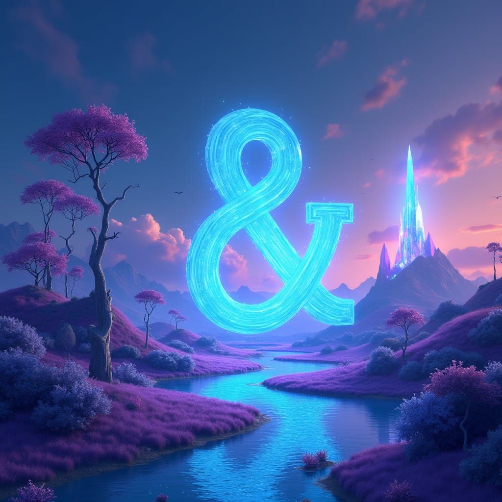 Ethereal Dreamworld Portal in Vibrant, Iridescent Colors