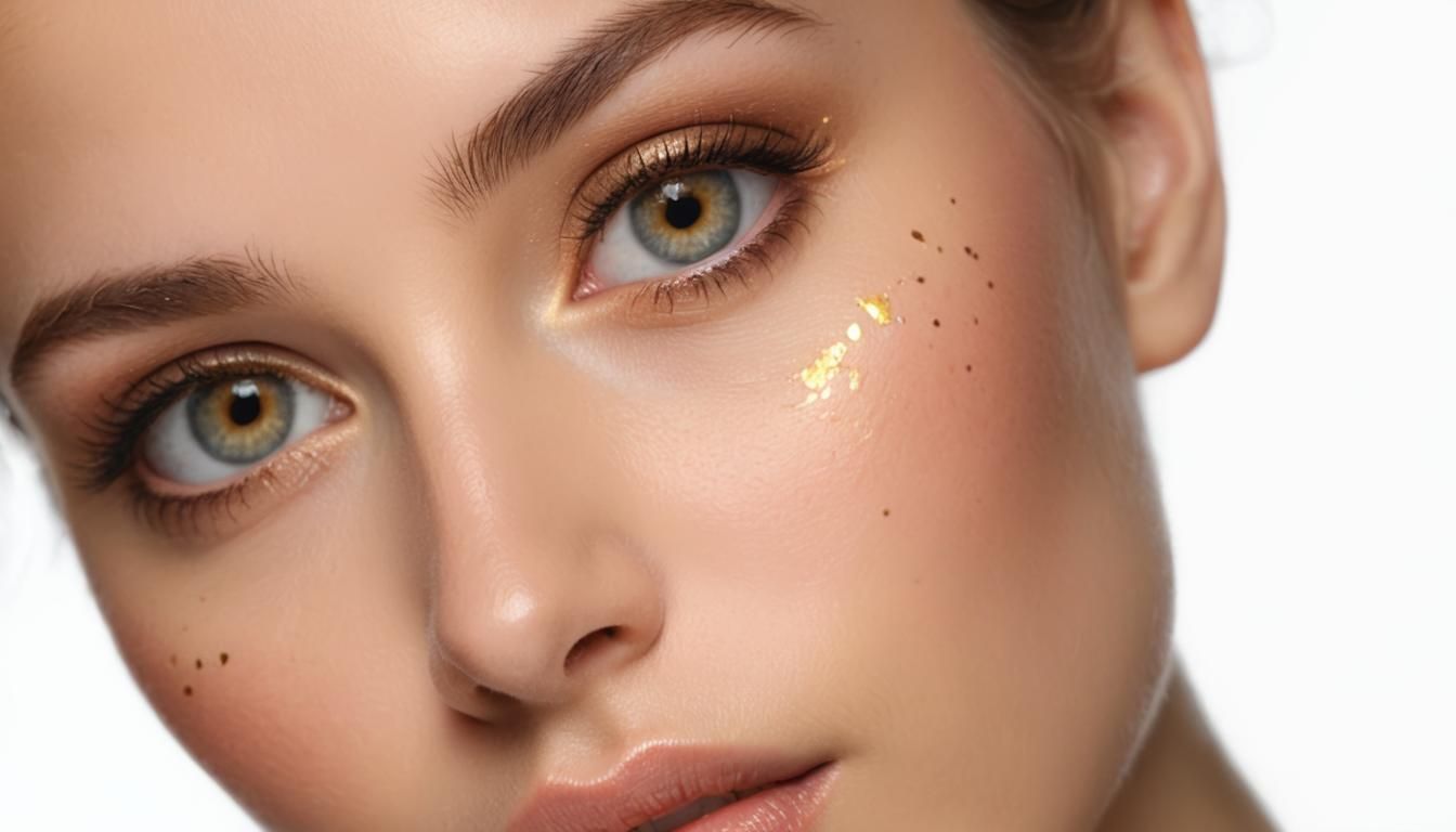 Hazel-Eyed Woman's Gaze