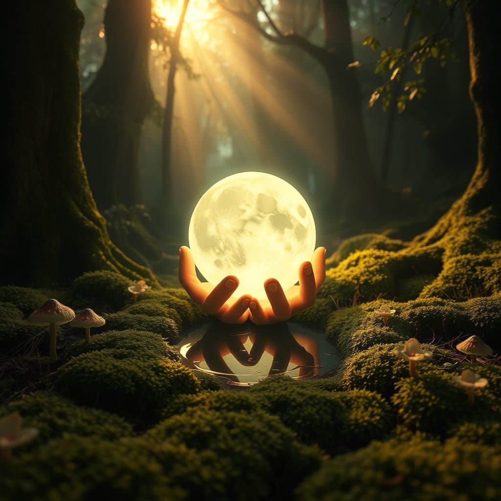 Serene Forest Awakening in Soft Morning Light