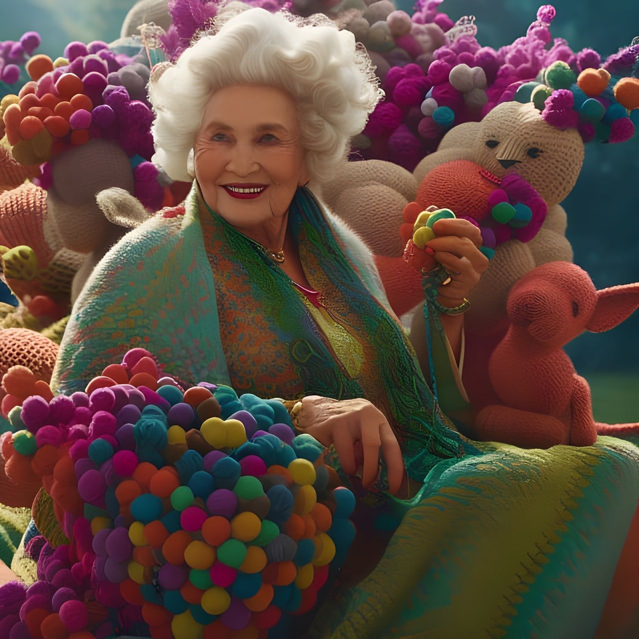 Did you know you can get addicted to knitting Freda?