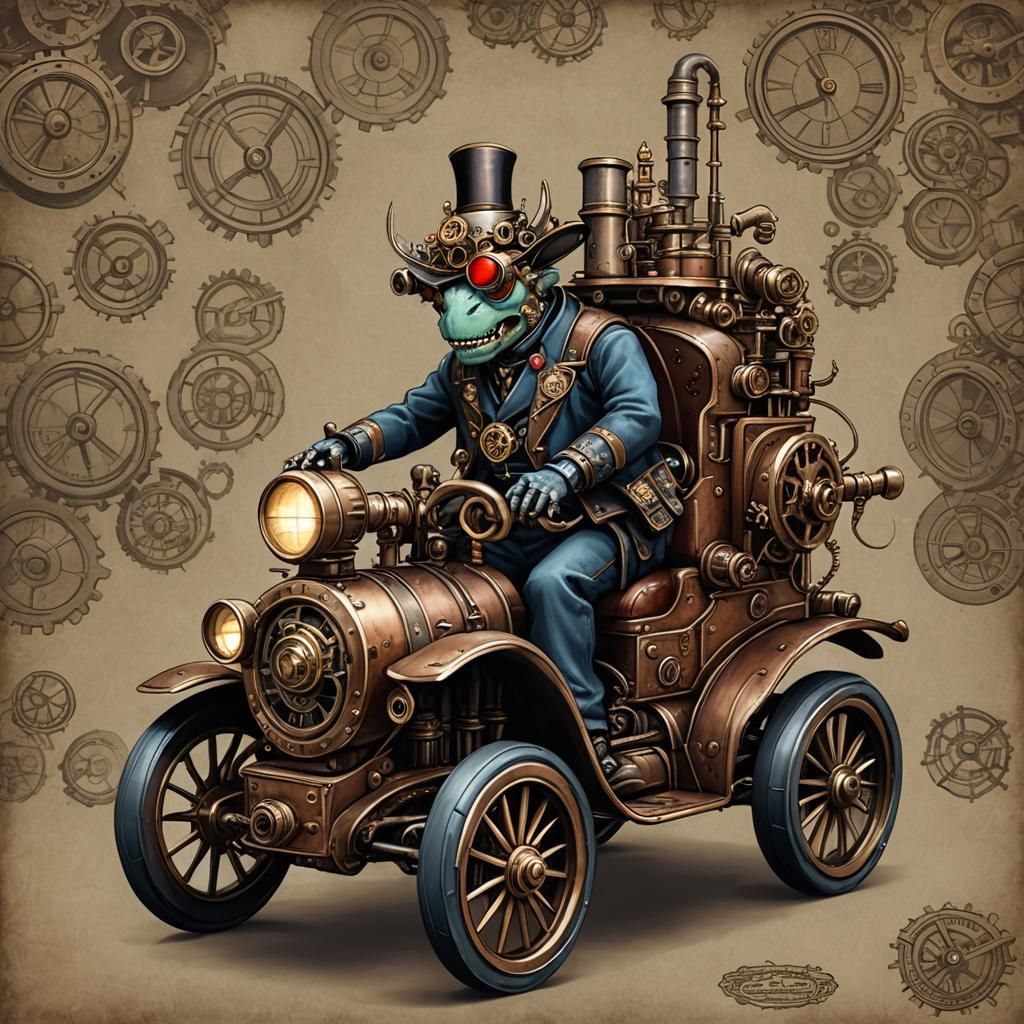 Stitchpunk Rides Steampunk Auto