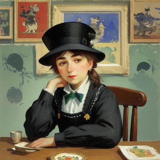 Profession Mouse Inspired by Korovin and Goncharova