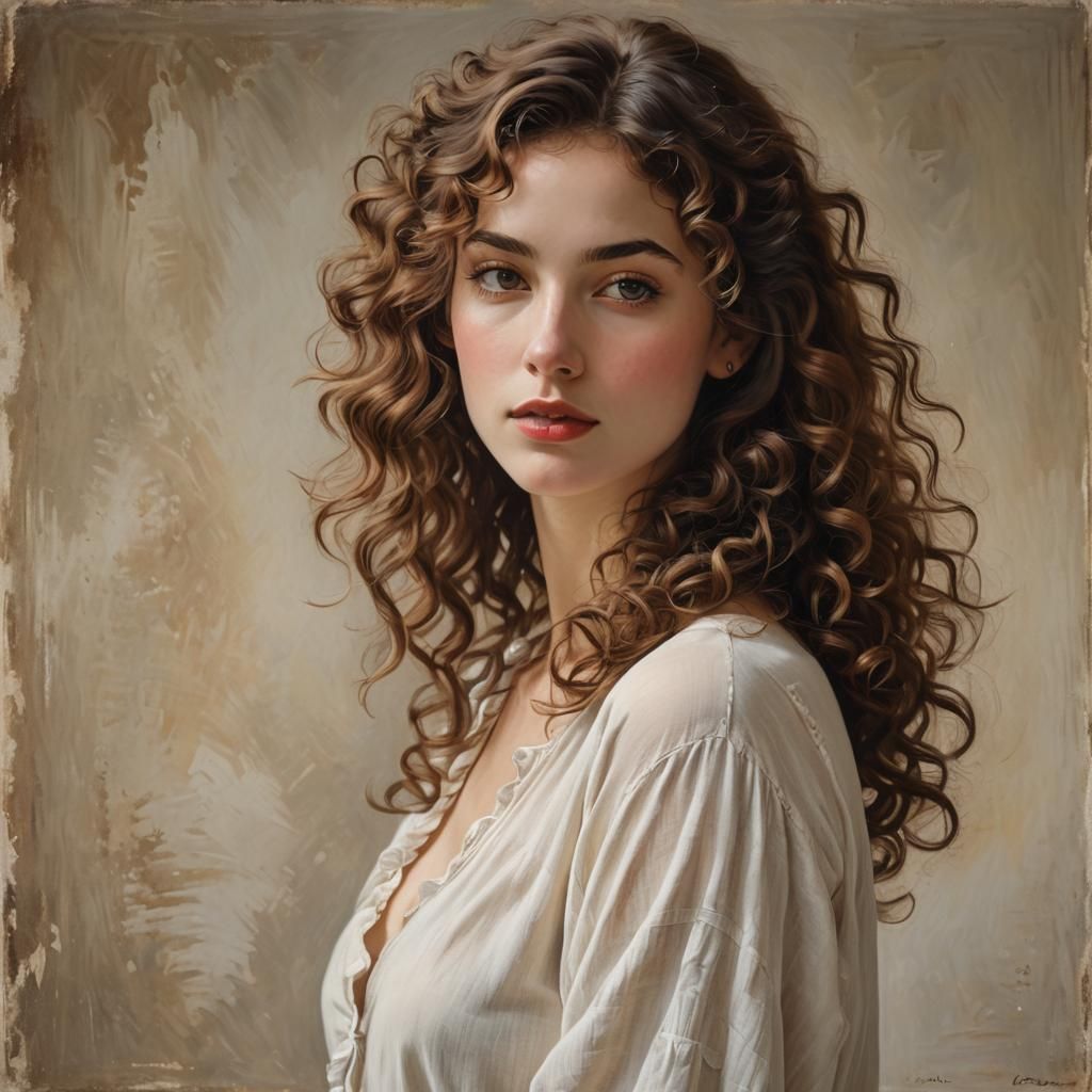 Beautiful French Woman in Crop Top