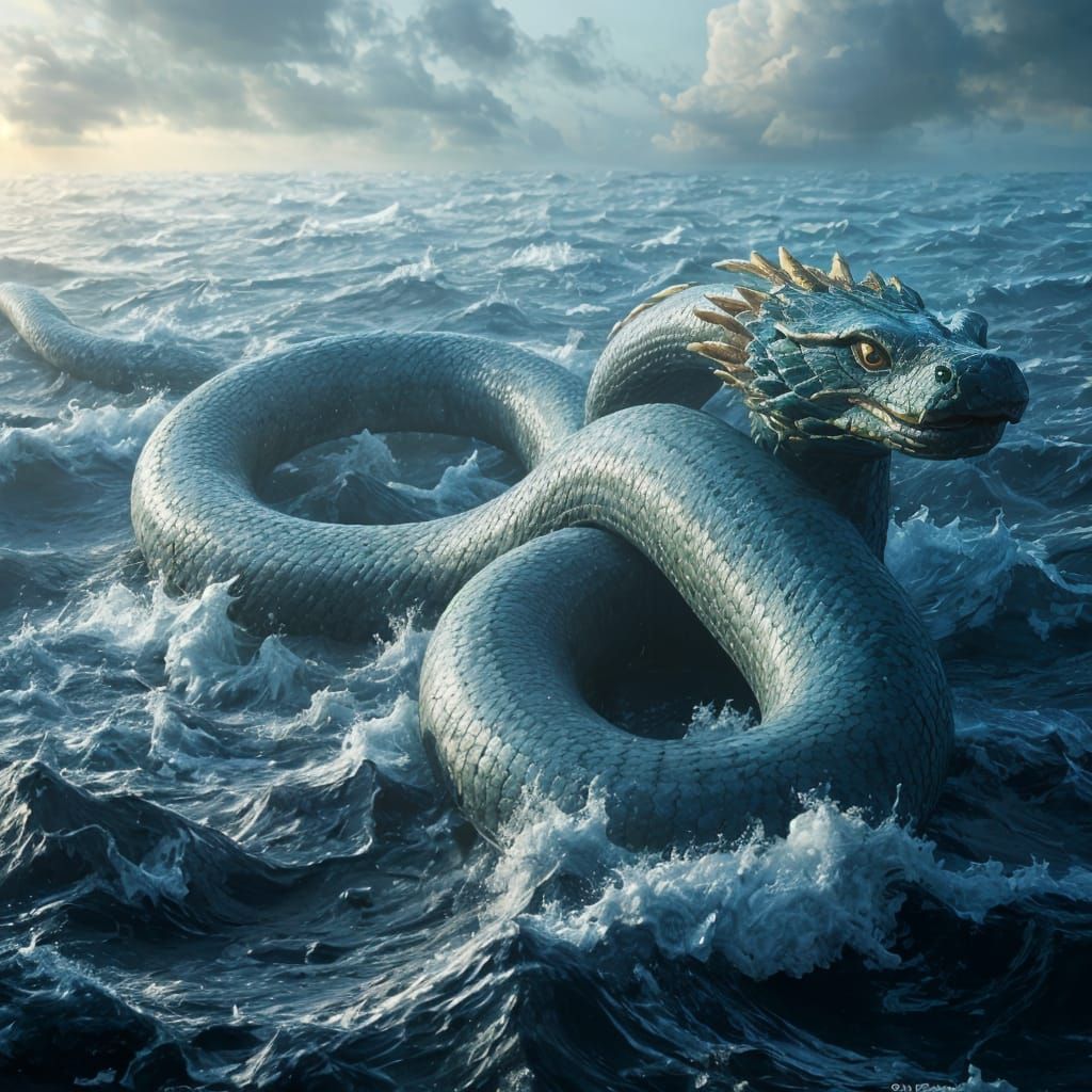 The Midgard Serpent: A Photorealistic Vision