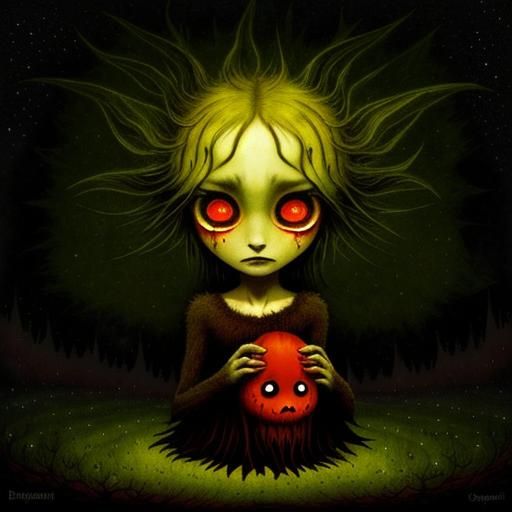 Chibi Despair and Gloom Inspired by Pop Surrealism