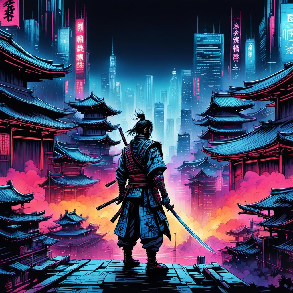 Futuristic Samurai