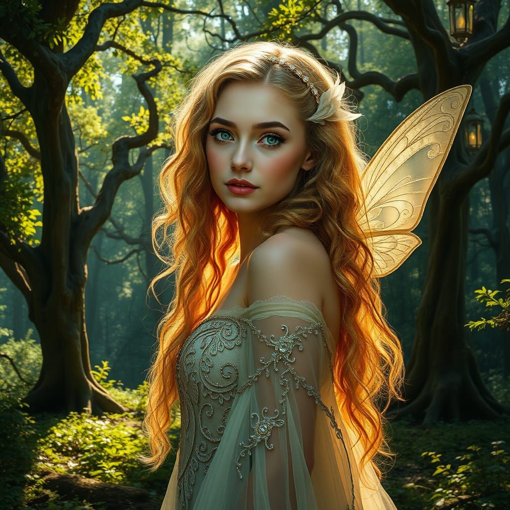 Ethereal Goddess of the Emerald Realm