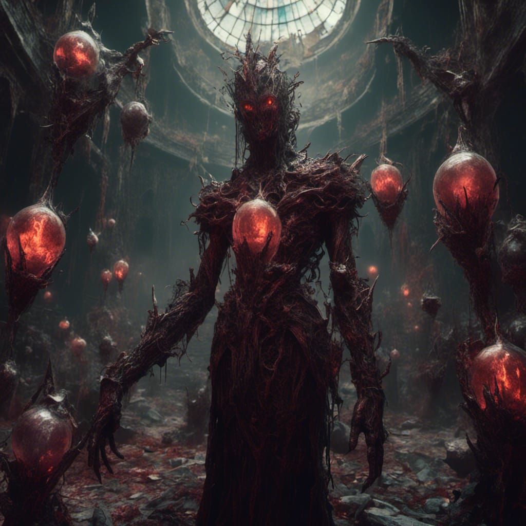 Evil Automatons: Seven Deadly Sins in Dark Fantasy Style