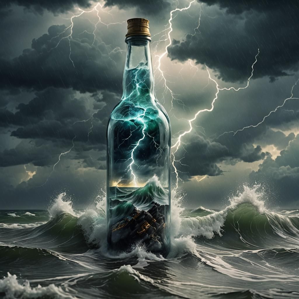 Storm in a Bottle: Dark Fantasy Concept Art