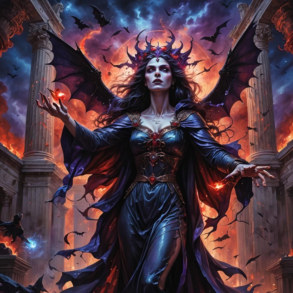 Urban Vampire Goddess Judges in Astral Realm