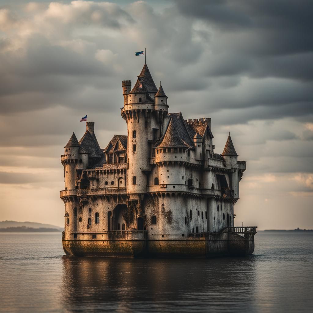 Castle Built on Shipwreck: Professional Photography