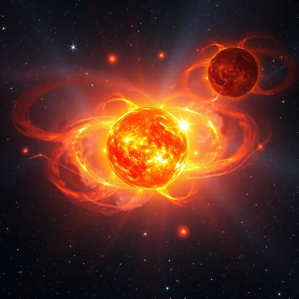 Cosmic Birth of Suns in a Vibrant Galaxy