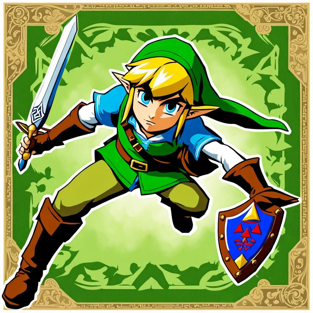 Link from Zelda: A Moment of Absurdity