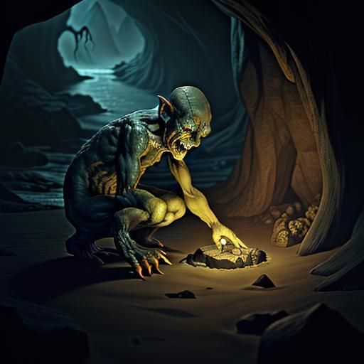 In tunnels deep, where shadows dwell,
A creature lurked, a w...