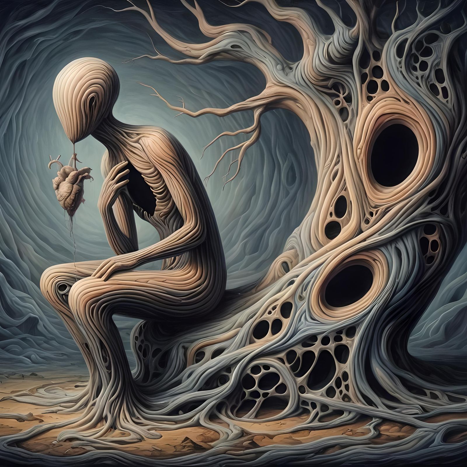 Simple Surreal AI Image