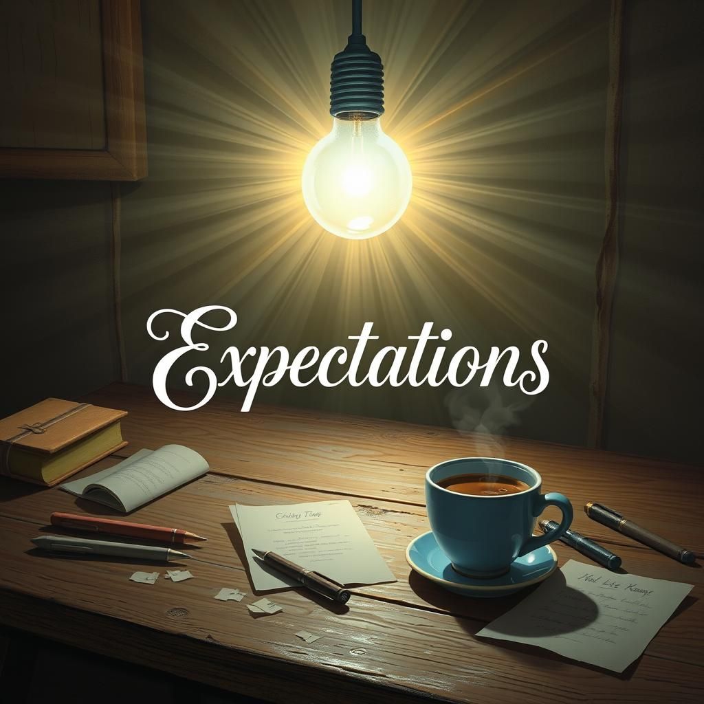 Luminous Lightbulb Illuminates Expectations: Dreamlike Art