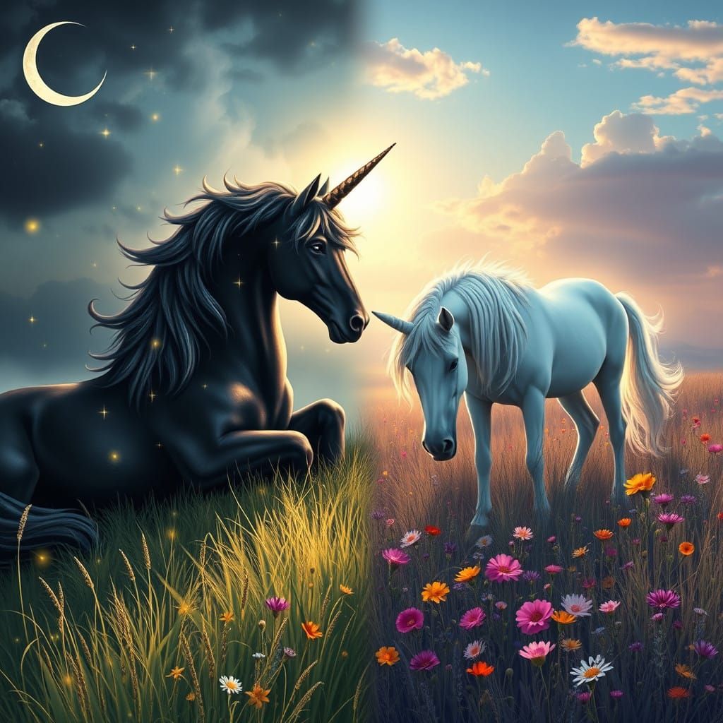 Mythical Unicorns in Whimsical Dreamscapes